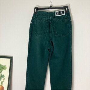 Vintage BONGO forest green high waisted jeans